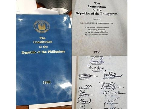 One of first published copies of the 1987 Philippine Constitution. Only 50 copies were printed. It’s been 37 years since the Constitution was promulgated. The 1986 Charter, ratified in 1987, was written with the dialtone, telegram and legacy media in mind. Specific articles of the charter does need serious rethinking. For example, it prescribes that Filipino citizens should own 60% of “public utilities”. 