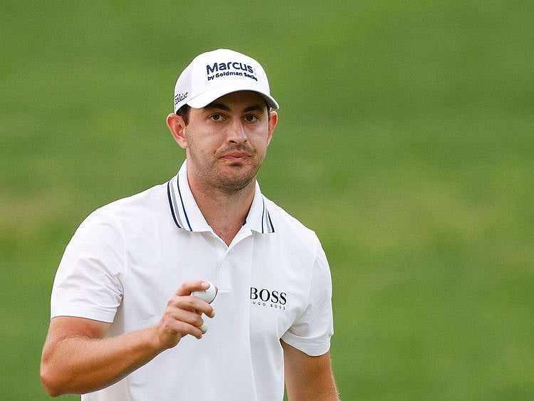 Patrick Cantlay during the BMW Championship play-off with Bryson DeChambeau