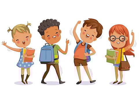 Gleeful kids, stressed parents?