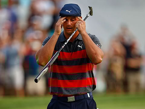 Bryson DeChambeau and Brooks Koepka (not in picture), whose feud is hardly a secret in the PGA Tour, will square off in The Match next month.
