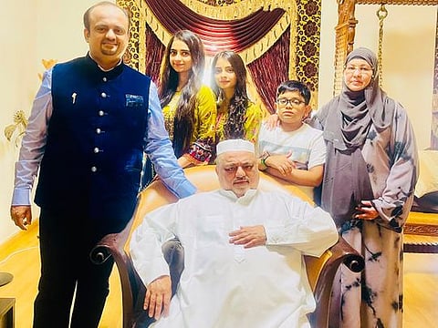 From left: Shabbir N. Patel, Shadaab Shabbir Patel, Shehnaz S.Patel, Muskaan Shadaab Patel, Raiqa Shadaab Patel and Noor Mohammed S. Patel
