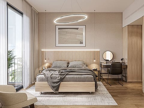 One of the bedroom configurations at SOL Serene