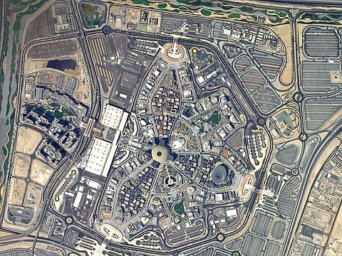 A stunning photo taken from space by KhalifaSat was shared by the Mohammed Bin Rashid Space Centre on Wednesday 30 days ahead of mega event opening in Dubai.