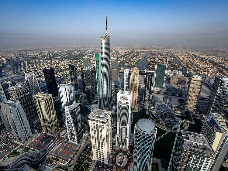 STOCK Dubai Skyline