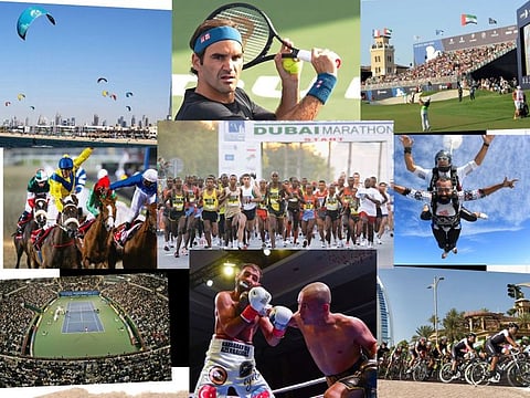 ACTIVE CITY: The government’s support for the sports industry forms an integral part of Dubai's drive to become the world’s best city to live and work in.