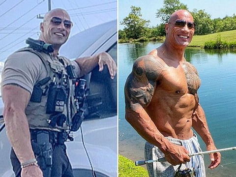 Eric Fields and Dwayne ‘The Rock’ Johnson