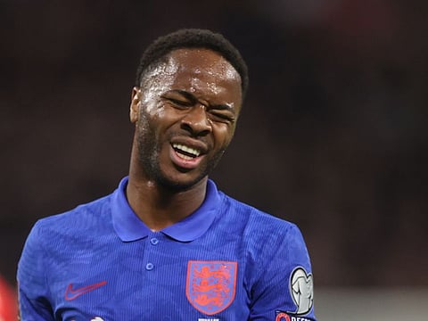 England's Raheem Sterling was abused during a match against Hungary 