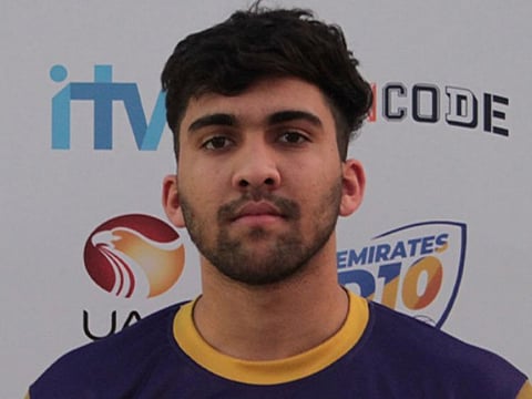 Big hit... Another impressive performance came from Emirates Blues’ Ali Shan Sharafu who scored the lone century in the series so far.