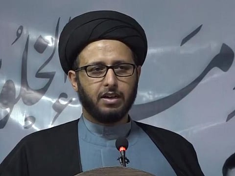 Leading Al Houthi ideologue Hassan Ali Al Emad.  