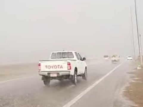 Rain in Al Ain