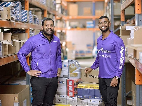 Chirenj Chandran (right), CEO of MySyara and Anser Lateef, CSO