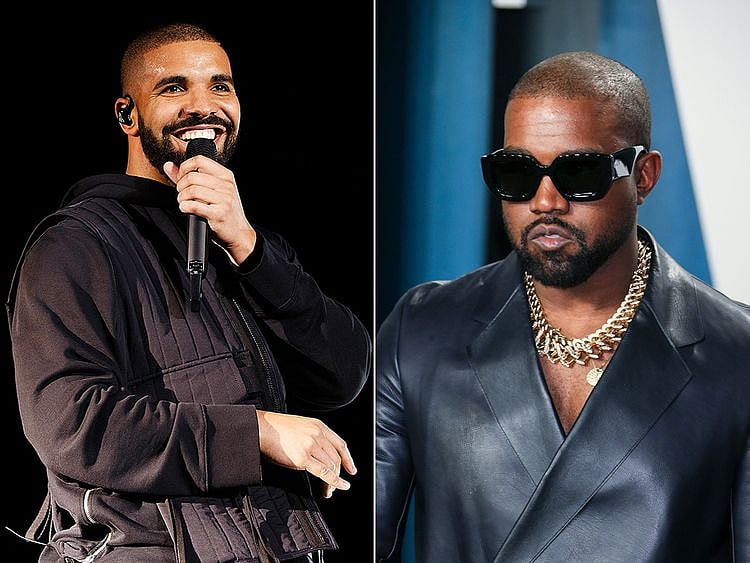 Drake and Kanye West