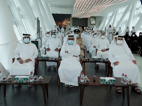 The community policing forum was held at Dubai Frame on Tuesday. 