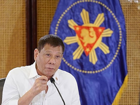 Philippine President Rodrigo Duterte. File photo