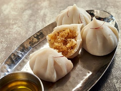 Make Maharashtrian Ukadiche Modak or steamed coconut dumplings at home for Ganesh festival