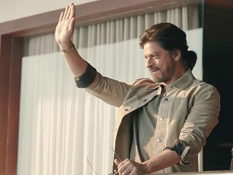 Shah Rukh Khan in a screengrab from a video shared by Karan Johar