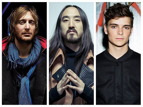 David Guetta, Steve Aoki and Martin Garrix