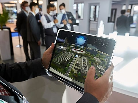 Sheikh Mansoor bin Mohammed bin Rashid Al Maktoum opened the 42nd edition of the construction trade show.