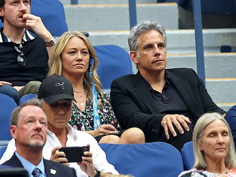 Christine Taylor and Ben Stiller.