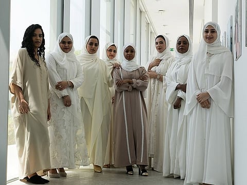 The UAE designers paid tribute to Emirati craft in their collections