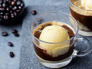 This Italian Affogato recipe is a sublime blend of espresso and gelato!