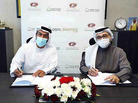 During the signing ceremony