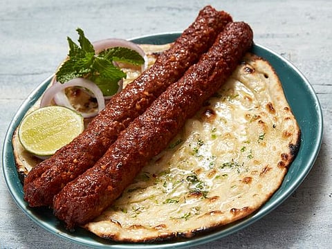 Watch: Here's how to make seekh kebab and naan bread 