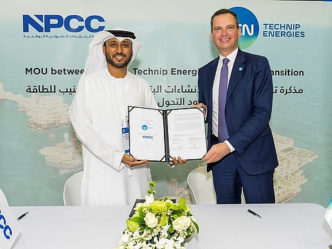 Technip Energies and National Petroleum Construction Company (NPCC) signed a Memorandum of Understanding to advance energy transition in United Arab Emirates (UAE) and other countries in the MENA region. The MoU was signed at the GASTECH conference by NPCC CEO Eng Ahmed Dhaheri and Technip Energies CEO Arnaud Pieton