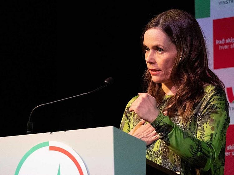 Icelandic Prime Minister Katrin Jakobsdottir