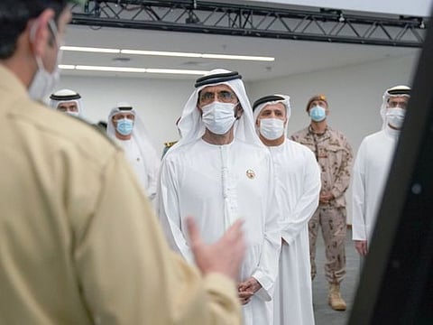 Photos: Sheikh Mohammed visits Expo 2020 Dubai operation room