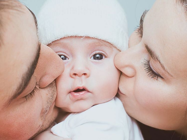 Parents and baby