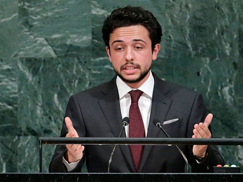 Jordan’s Crown Prince Hussain bin Abdullah