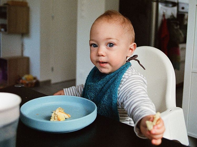 Baby eating