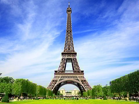 The Eiffel Tower was a technological milestone in construction history, and built as part of the International Exposition of 1889 in France.