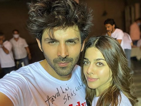 Kartik Aaryan and Alaya F