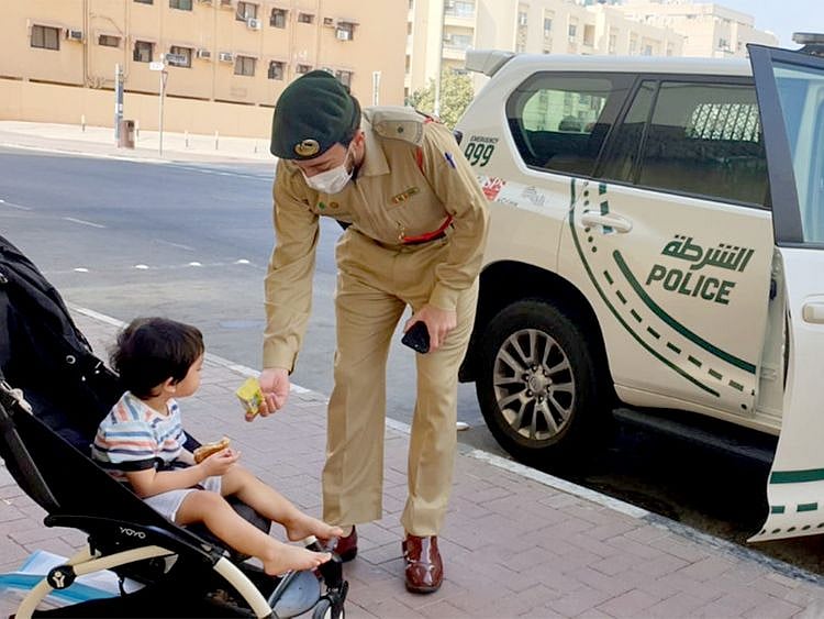 Lt Omar Al Zaabi, an officer at Al Muraqqabat Police Station