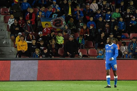 Young Sparta Prague fans racially abused Rangers' Finnish midfielder Glen Kamara during the UEFA Europa League Group A match in Prague.