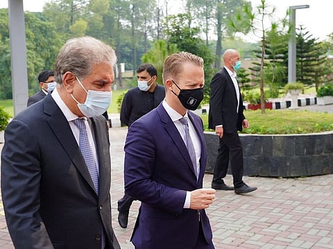  Denmarks foreign minister Jeppe Kofod discussed the cooperation in the renewable energy sector with Pakistani officials.