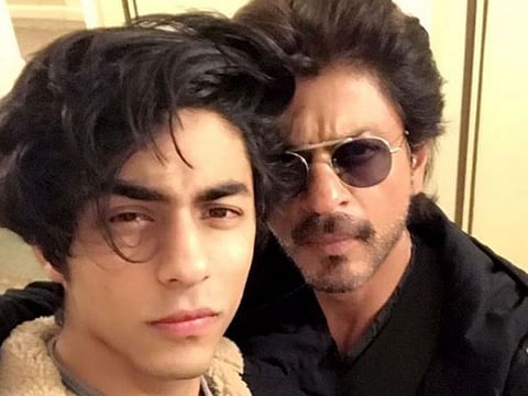 Shah Rukh Khan with his son Aryan.