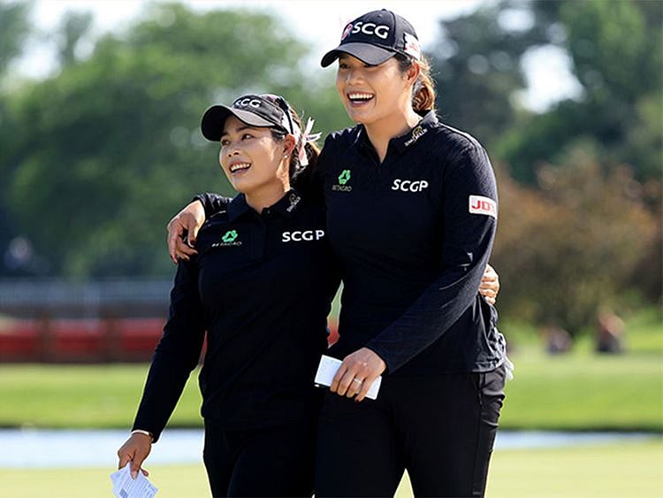 Thai sisters Ariya and Moriya Jutanugarn 