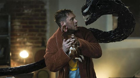 Tom Hardy in “Venom: Let There Be Carnage.” MUST CREDIT: Sony Pictures