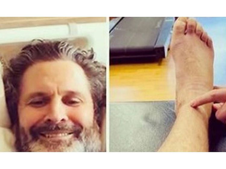 Chris Cairns posted on Instagram about his progress