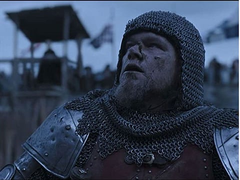 Matt Damon in 'The Last Duel'