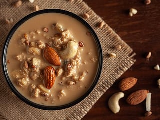 Traditional Bengali recipe for Payesh or rice pudding for Durga Puja