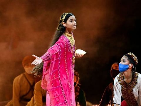 Belarusian-Indian Mira Singh, the Expo 2020 Dubai opening ceremony star, tours the Belarus Pavilion