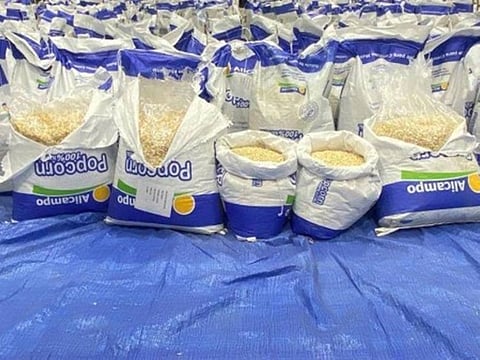 The seized amphetamines.