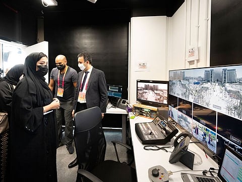 Director General of the Government of Dubai Media Office (GDMO), today visited the media centre at Expo 2020 Dubai and reviewed its operations.