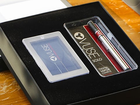 R.J. Reynolds Vapor Company introduces VUSE Digital Vapor Cigarette to local media at Philadelphia's Hotel Monaco in a file photo.