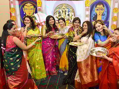 The Indian diaspora in UAE marked this Dussehra in a muted way, while they engaged in community traditions.