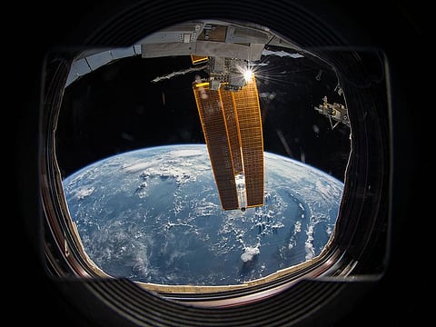 Endeavour docked shortly after 10.40am UAE time on Friday following a 24-hour journey to ISS 